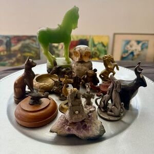 Eclectic Figurine Collection – Vintage Animal & Fantasy Miniatures